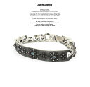 AvWp amp japan 16AO-467 X Studs ID Plate BraceletAMP JAPAN ^J ID uXbg X^bY Y fB[X