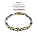 amp japan アンプジャパン 17AO-406 Gradation Cavalry Chain Bracelet -Narrow-AMP JAPAN Brass 真鍮 シルバー チェーン ブレスレット メンズ レディース