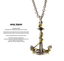 アンプジャパン amp japan 12AH-350 Anchor & Tricolor NecklaceAMP JAPAN アンカー ラピス ネックレス メン...
