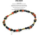 amp japan アンプジャパン 11AHK-690 Red agate BraceletAMP JAPAN レッドアゲート ブレスレット メンズ レディース