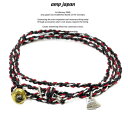 ■ブランド：amp japan アンプ ジャパン ■シリーズ：ESCAPE シリーズ ■商品名：amp japan 12ah-300 yacht rope bracelet/Black ■素材：Silk&Waxed Code、Brass(真...