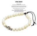 amp japan アンプジャパン 14ah-412 hallmark beads bracelet -river stone- AMP JAPAN シルバー ...