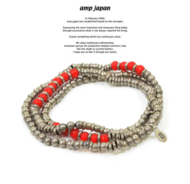 amp japan ץѥ 15AHK-402RD Metal Beads Sunset & Sunrise AMP JAPAN ᥿ ӡ ֥쥹å 󥯥å ͥå쥹  ǥ