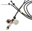 on the sunny side of the street210-211/ブラックTrade Beads Long Necklace 4-Roll Bracelet Neclace/ネックレスハンドメイド/アンティークメンズ/レディース/アクセサリー