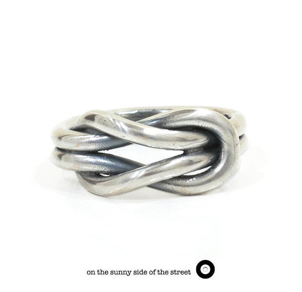 on the sunny side of the street オンザサニーサイドオブザストリート610-270 Silver Sailor Knot Ring シルバー シンプル リング メンズ レディース