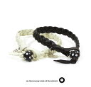 on the sunny side of the street オン ザ サニーサイド オブ ザ ストリート610-609 Leather Bracelet w/Antiq シルバー レザー アンティーク ビーズ ブレスレット