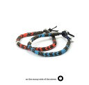 on the sunny side of the street IUTj[TChIuUXg[g610-122 6mm Metal Snake Beads Bracelet ubN Xl[N r[Y uXbg yyΉz