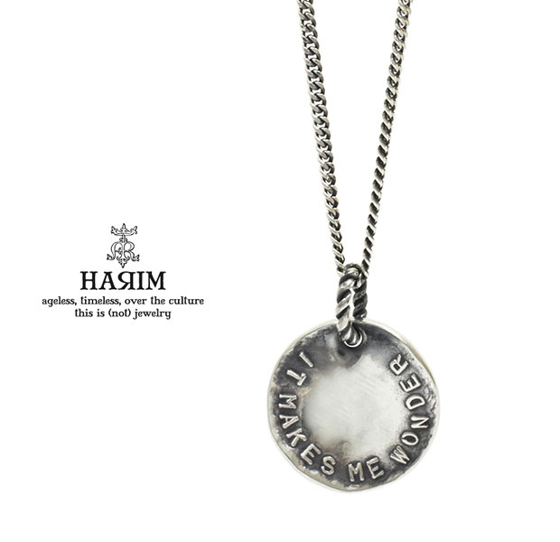 HARIM ハリム HRP114SV Stairway to Heaven Coin PendantSilver シルバー コイン ネックレス レッド ツェッペリン メンズ レディース