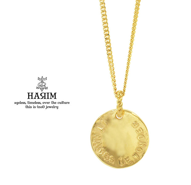 HARIM ハリム HRP114GP Stairway to Heaven Coin PendantGold ゴールド Silver シルバー コイン ネックレス レッド ツェッペリン メンズ レディース