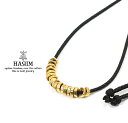 HARIM ハリム HRP117GPC Rock Beads Necklace WGold ゴールド Silver シルバー ビーズ ネックレス メンズ レディース