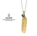 HARIM ハリム HRP123 GP Feather Necklace /S 【RIGHT】Silver シルバー K18 Gold ゴールド コーティング ...