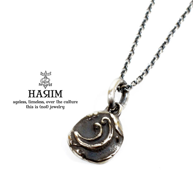 ハリム HARIM ハリム HRP011SV necklaceシルバ- ムーン プレート ネックレス