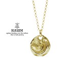 ハリム HARIM ハリム HRP090 K10HYG MOON -morning light- necklaceゴールド 10金 三日月 プレート ネックレス【あす楽対応】