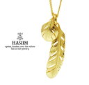 ハリム HARIM ハリム HRP080VG New Leef feather necklace ゴールド フェザー ネックレス