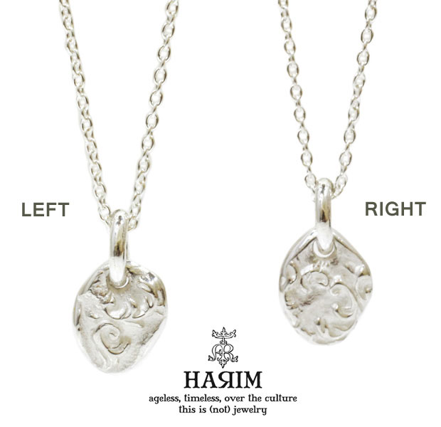 HARIM ハリム HRPM006,007 necklace シルバ- 唐草 ネックレス ペア