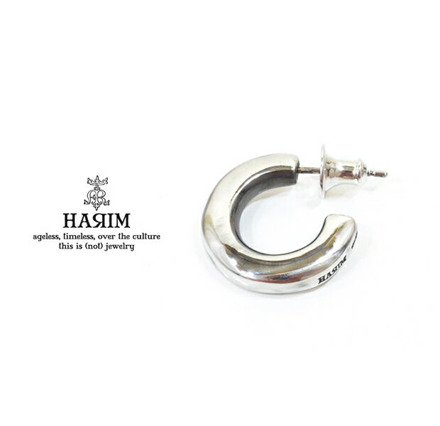 Rakuten - HARIM ハリム/HRA048 SV Good pierce/Lループ ピアス/Silver シルバー イブシ