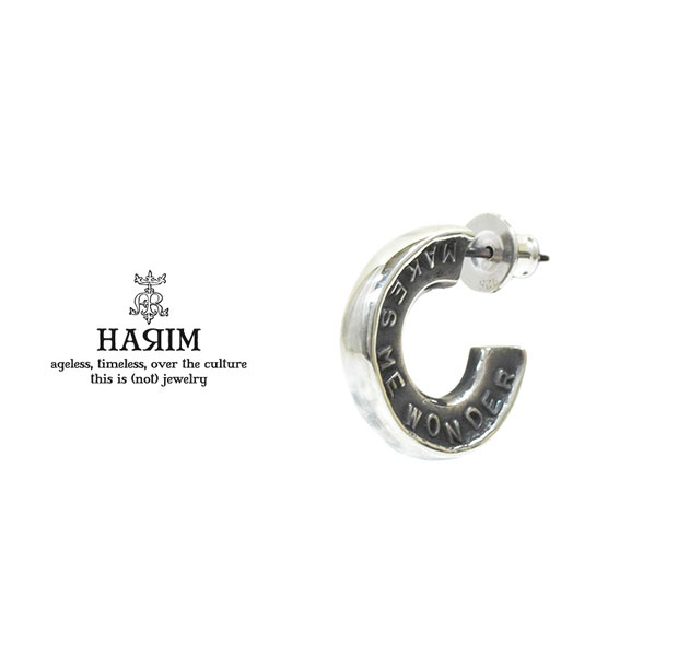 HARIM ハリム HRA051SV Stairway to Heaven PierceSilver シルバー フープ シンプル ピアス レッド ツェッペリン メンズ レディース