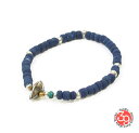 Sunku/39/TNSK-068 Indigo Dye Beads Bracelet(M Beads) AeB[Nr[YuXbgBracelet/uXbgSilver925/Vo[/BRASS/^JAeB[N/^[RCY/TurquoiseANZT[