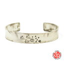 Sunku/39/サンクSK-019 Love & Peace Banglebangle/バングルSilver925/シルバーアンティークメンズ/レディースアクセサリー