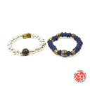 Sunku/39TNSunku SK-031 Indigo & Silver Beads RingCfBSr[YOring/OSilver925/Vo[/BRASS/^JAeB[NY/fB[XANZT[