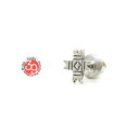 Sunku 39 サンク SK-196 MST Silver Pierce Silver シルバー シンプル モーニング スター ピアス メンズ レディース ペア