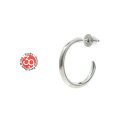 Sunku 39 サンク SK-210-BAR Silver large hoop pierce Silver シルバー シンプル トライアングル フープ ピア...