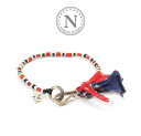 NORTH WORKS ノースワークス D-621 Old Tricolor beads Braceletヴィンテージ ビーズ ブレスレット star スター ...