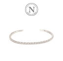 m[X[NX NORTH WORKS W-306 Twist Bangle@Silver Vo[ oO