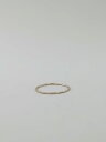 UNKNOWN. U068 “ YARN2 ” RING / K10 YELLOW GOLD アンノウン イエロー ゴールド リングシンプル メンズ レディース