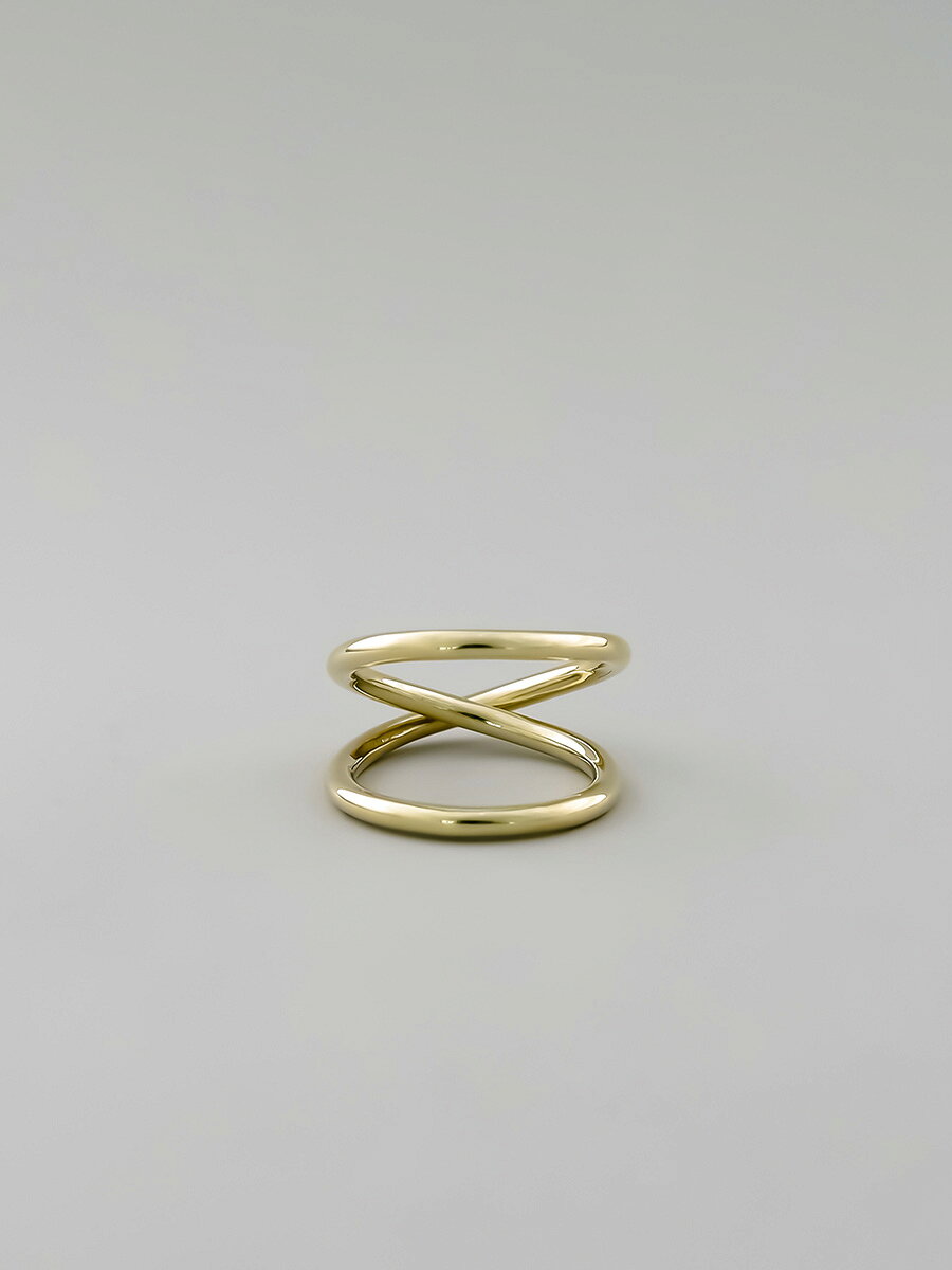 UNKNOWN. U078 “ BROAD ” RING / BRASS アンノウン ブラス 真鍮 リングシンプル メ...