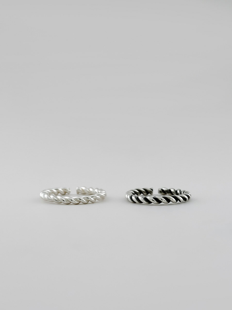 UNKNOWN. アンノウン U510 "TWIST" M RING / SILVER シルバー リングシンプル メンズ レディース