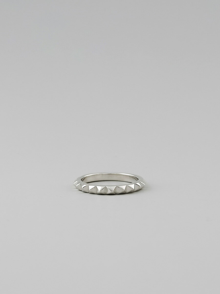 UNKNOWN. アンノウン U516 " STUDS2 " RING / SILVER シルバー スタッズ リングシンプル メンズ レディース