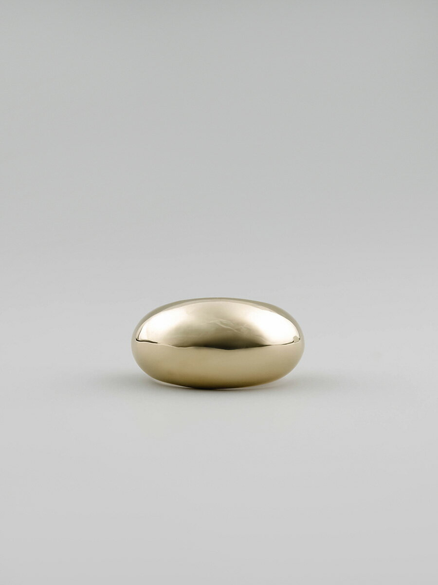 UNKNOWN. U602A “ OVAL2 ” HAIR / BRASS 真鍮　ヘアアクセシンプル レディース