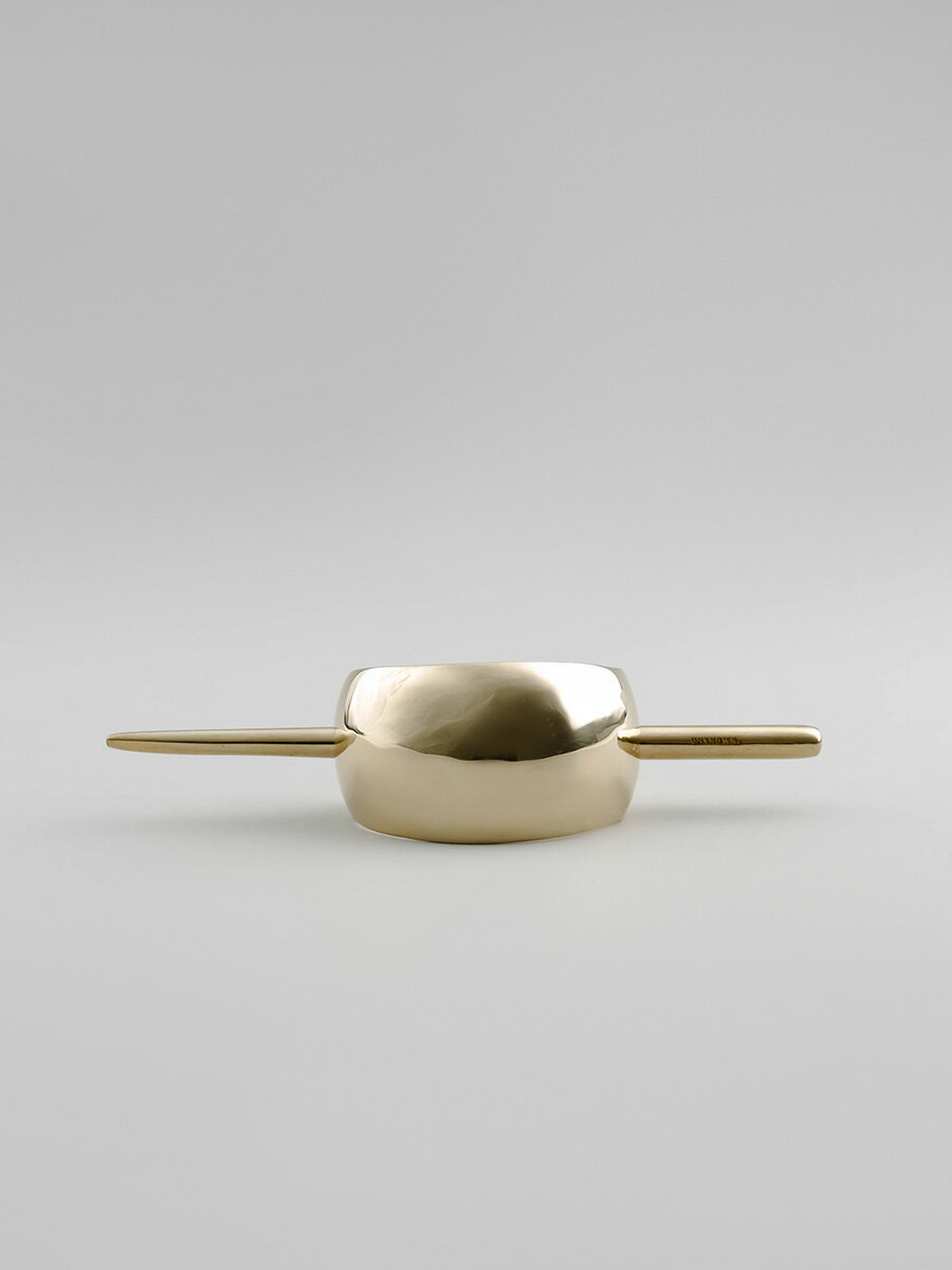 UNKNOWN. U603B “ TUBE1 ” HAIR / BRASS 真鍮　ヘアアクセシンプル レディース