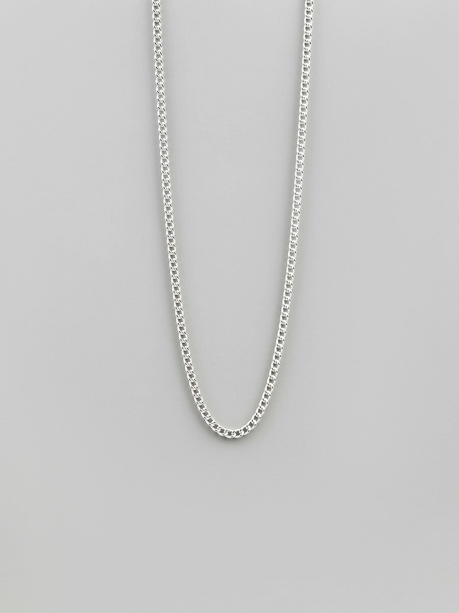 ネックレス メンズ（10000円程度） UNKNOWN. アンノウン U114 " KIHEI CHAIN " LONG NECKLACE / 50cm シルバー チェーン ネックレス シンプル メンズ レディース