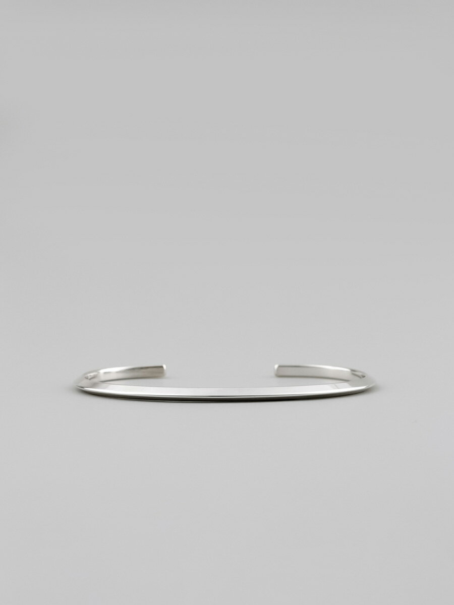 UNKNOWN. アンノウン U222 " SLOPE " 3mm BANGLE / SILVERシルバー バングル メンズ レディース シンプル