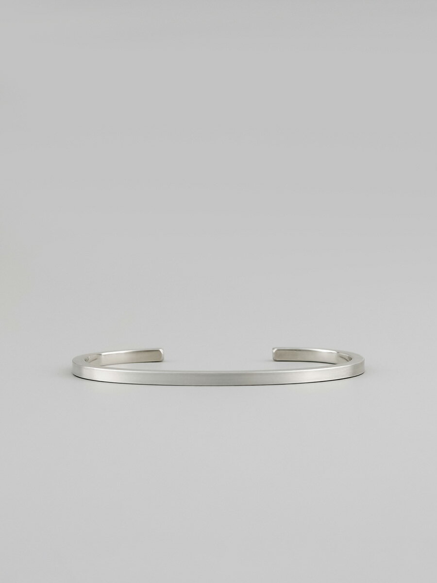 UNKNOWN. アンノウン U226 " SQUARE "3mm BANGLE / SILVERシルバー バングル メンズ レディース シンプル ペア ギフト