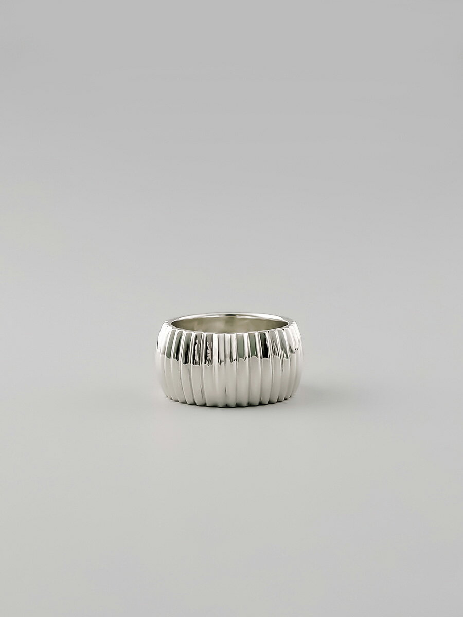Liquid ACR-006 ridge ring(wide) シルバー リングシンプル メンズ レディース リキッド