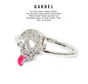 GARDEL K[f gdr073SK BAMBINA RING O/RINGSILVER925/Vo[SKULL/XJY/fB[X/yAANZT[/WG[