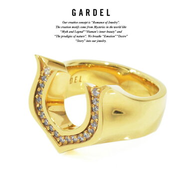 GARDEL ガーデル gdr069 NEO CLASSIC HORSE SHOE RING リング/RINGK18 GOLD/ゴールド天然石/ダイヤモンド/DIAMONDホースシュー/蹄メンズ/レディース/ペアアクセサリー/ジュエリー