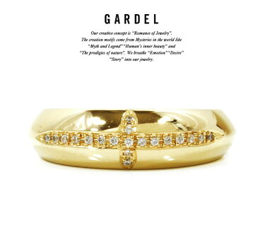 GARDEL ガーデル gdr072 AIMER CROSS RING リング/RINGK18 GOLD/ゴールド天然石/ダイヤモンド/DIAMONDCROSS/クロスメンズ/レディース/ペアアクセサリー/ジュエリー