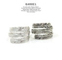 GARDEL K[f GDR-090 Trinity Feather Ring tFU[ O Silver Vo[