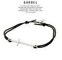 GARDEL　ガーデルgdb019シンプルBRACELET/ブレスレットsilver925/シルバー/ジルコニア/クロス/crossメンズ/レディース/アクセサリー