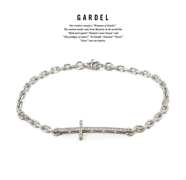 GARDEL/ガーデルgdb068/M.C BRACELET BRACELET/ブレスレット/Silver925/シルバー/CROSS/クロスメンズ/レディースアクセサリー/ジュエリー
