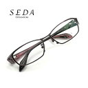 メガネ 眼鏡 【SEDA titanium】セダ アイウェア 日本製 福井県鯖江市 1.60薄型非球面度付きレンズセット SD2207-08アシンメトリーカラー 左右非対称【送料無料】 メガネフレーム レンズセット(4)