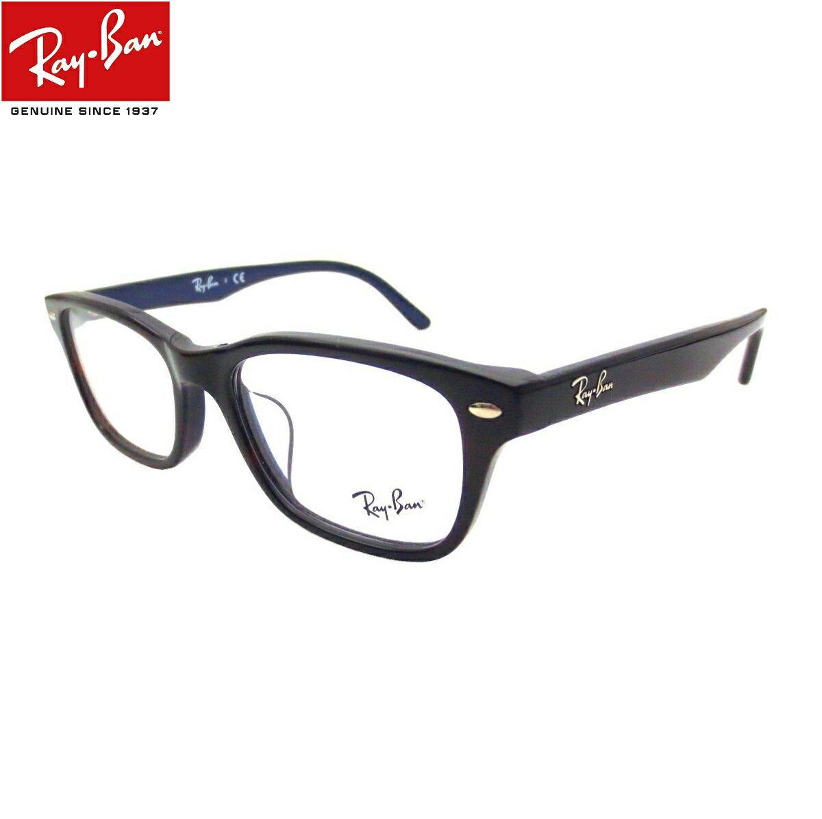 ブルーライトカット老眼鏡 メガネ 中間度数 かっこいいシニアグラス Ray-Ban RX5345D 5076（53）(フルフィット) メンズ レディース 男女兼用 UVカット・ブルーライトカットレンズPC・スマホ 【正規メーカー保証書付】