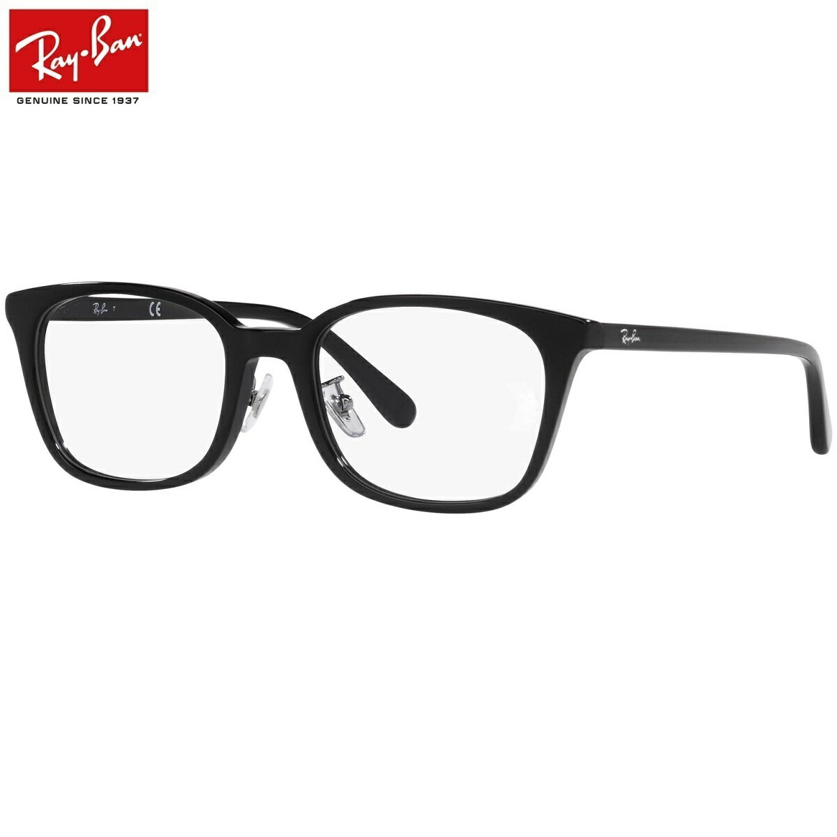 UVカットレンズ付 レイバン Ray-Ban 伊達メガネ UVカットレンズ付 レイバン 　メガネ フレーム　眼鏡 RX5407D 2000（サイズ52） クリアレンズ 近視 乱視 老眼鏡 ブルーライト