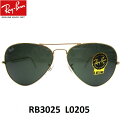 Ray-Ban（レイバン）AVIATORLARGEMETAL サングラスRB3025 L0205 ゴールド系 ティアドロップ【あす楽対応】【ルックスオティカジャパン・メーカー保証書付】