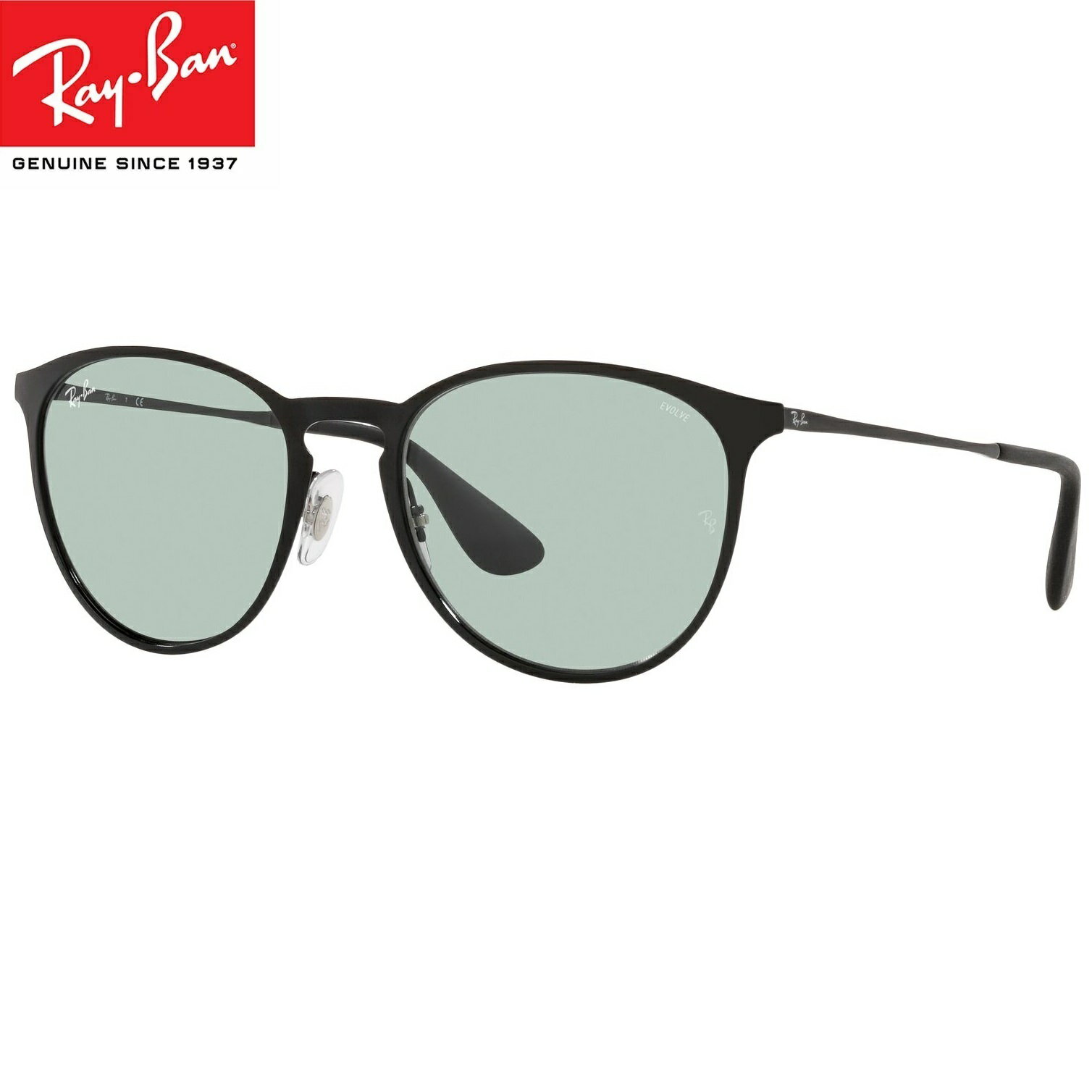 レイバン 調光サングラス Ray-Ban RB3539 002/Q5 (54サイズ）ERIKA METAL エリカ メタル メーカー保証書付 RB3539 EVOLVE