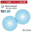 【他店のフレームもOK】【レンズ交換専用】フレーム持ち込み用 イトーレンズ バイコントラスト ByContrast 屈折率1.60 非球面 レンズ カラーレンズ クリアブルー(2枚1組)UVカット 紫外線カット イエローライトカット 単焦点 Ito Lens メガネレンズ 眼鏡(4)